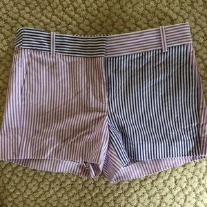 JCREW striped shorts, size 2